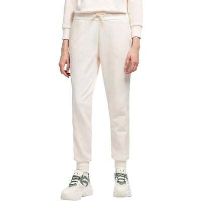 Białe spodnie joggery z monogramem Armani Exchange - Casual Białe spodnie joggery z monogramem Armani Exchange - Casual