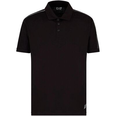 EA7 Modell 7M000139 AF10375 Baumwoll-Polo Kurzarm - T-Shirt EA7 Modell 7M000139 AF10375 Baumwoll-Polo Kurzarm - T-Shirt