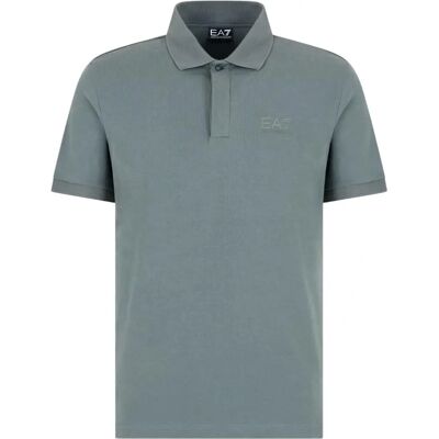 EA7 Polo de jersey de algodón ajustado - Camisa polo EA7 Polo de jersey de algodón ajustado - Camisa polo