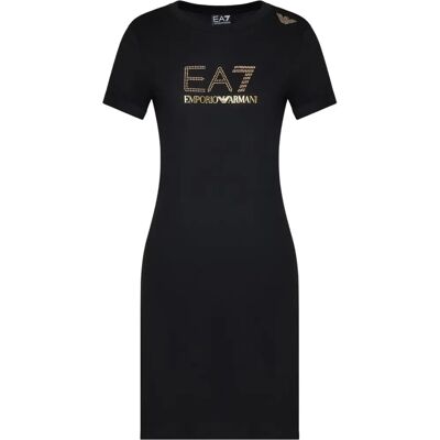 EA7 Emporio Armani Train Evolution W Dress Ss Nero - Vestito EA7 Emporio Armani Train Evolution W Dress Ss Nero - Vestito