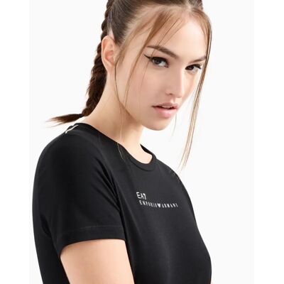 Emporio Armani EA7 Schwarzes T-Shirt - Sportbekleidung Emporio Armani EA7 Schwarzes T-Shirt - Sportbekleidung