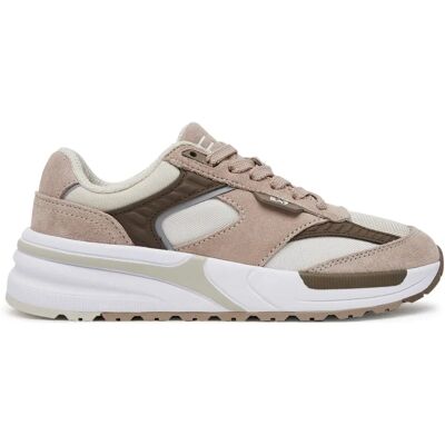 Baskets en Cuir Beige EA7 Carter - Chaussures Décontractées - Publicité Baskets en Cuir Beige EA7 Carter - Chaussures Décontractées - Publicité