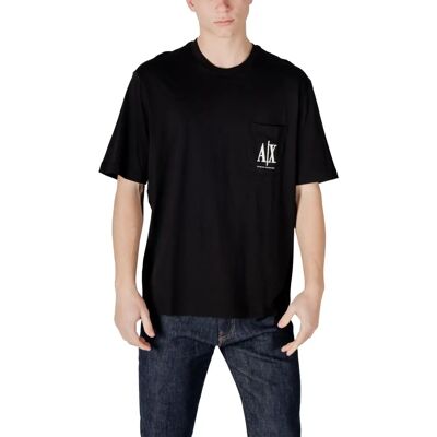 Armani Exchange sort bomuld T-shirt - T-shirt Armani Exchange sort bomuld T-shirt - T-shirt