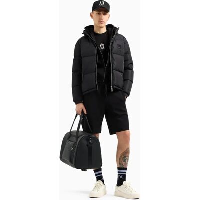 Armani Exchange XM000371AF10818UC001 Μαύρη full-zip κουκούλα - Φούτερ Armani Exchange XM000371AF10818UC001 Μαύρη full-zip κουκούλα - Φούτερ