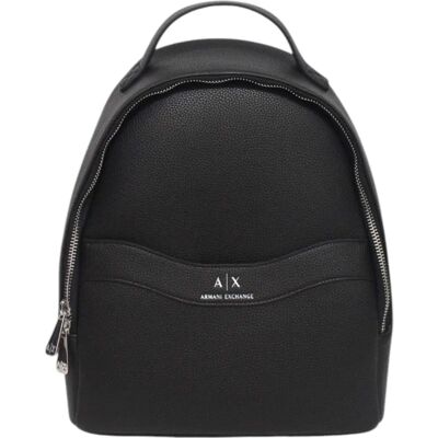Damski Plecak Skórzany Armani Exchange - Klasyczna Minimalistyczna Torba Damski Plecak Skórzany Armani Exchange - Klasyczna Minimalistyczna Torba