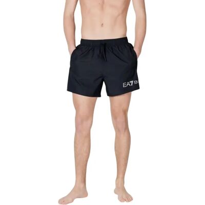Șort de baie EA7 Emporio Armani Logo - Costum de baie - Logo negru/argintiu Șort de baie EA7 Emporio Armani Logo - Costum de baie - Logo negru/argintiu
