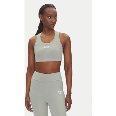 EA7 Sport Poly Beige Grau - Sport-BH EA7 Sport Poly Beige Grau - Sport-BH