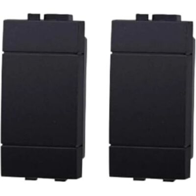 Modulo Falso Ettroit Bticino Space - Nero - 2 pezzi Modulo Falso Ettroit Bticino Space - Nero - 2 pezzi