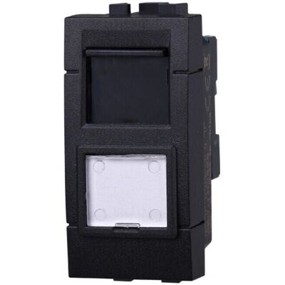 ETTROIT - Gniazdo Ethernet RJ45 - Pyłoszczelne, z etykietą, seria Space ETTROIT - Gniazdo Ethernet RJ45 - Pyłoszczelne, z etykietą, seria Space