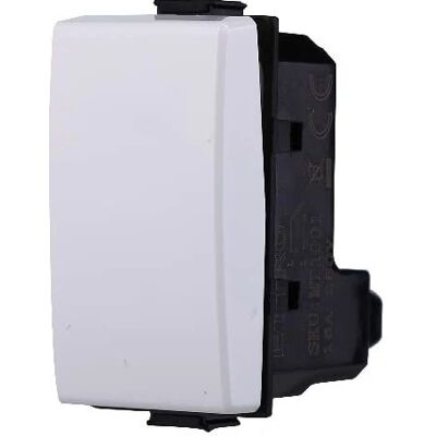 ETTROIT - Solar Serie Schaltermodul - Kompatibel mit BTicino Matix - Weiß ETTROIT - Solar Serie Schaltermodul - Kompatibel mit BTicino Matix - Weiß