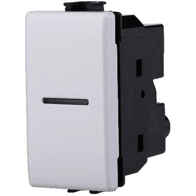 Interruttore assiale unipolare Serie Solar ETTROIT MT0501 - 16A - Bianco Interruttore assiale unipolare Serie Solar ETTROIT MT0501 - 16A - Bianco
