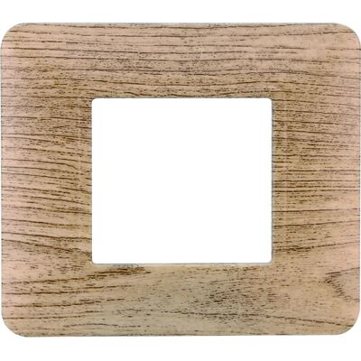 ETTROIT Modello MT83204 - Placca interruttore legno chiaro - Switch Plate ETTROIT Modello MT83204 - Placca interruttore legno chiaro - Switch Plate