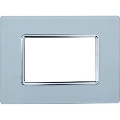 ETTROIT Placca in Vetro Bianco - Bticino Matix 3 Moduli ETTROIT Placca in Vetro Bianco - Bticino Matix 3 Moduli