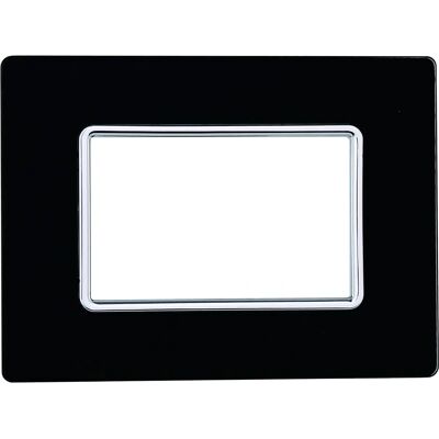 Ettroit Modello MT0203 Piastra Interruttore in Vetro 3 Moduli - Switch Plate Ettroit Modello MT0203 Piastra Interruttore in Vetro 3 Moduli - Switch Plate