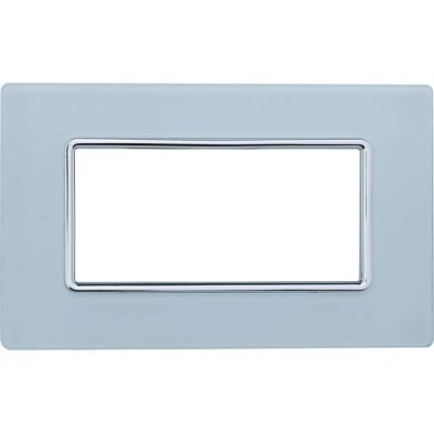 Ettroit MT84401 - Placca di commutazione - Bianco - Compatibile con Bticino Matix Ettroit MT84401 - Placca di commutazione - Bianco - Compatibile con Bticino Matix
