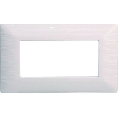 ETTROIT Modell MT85401 Satinweiß 4-Modul Schalterplatte ETTROIT Modell MT85401 Satinweiß 4-Modul Schalterplatte