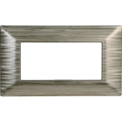 ETTROIT - Solar Serie Abdeckplatte, 4 Module, Satin Kunststoff, Gold ETTROIT - Solar Serie Abdeckplatte, 4 Module, Satin Kunststoff, Gold