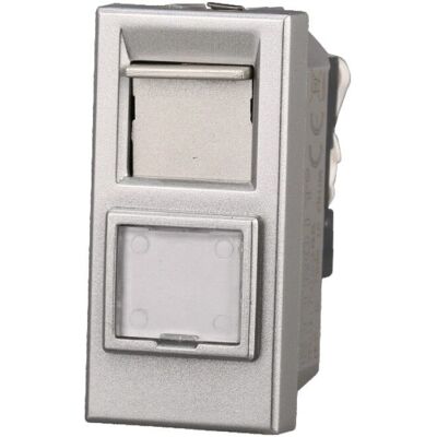 ETTROIT AG2355 Connettore Ethernet RJ45 Grigio - Connettore di Rete ETTROIT AG2355 Connettore Ethernet RJ45 Grigio - Connettore di Rete
