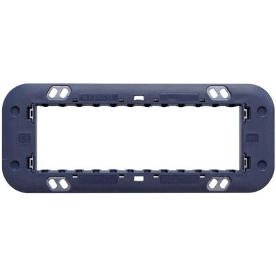 Supporto ETTROIT per 6 moduli - Supporto - serie Moon - compatibile con Bticino Axolute Supporto ETTROIT per 6 moduli - Supporto - serie Moon - compatibile con Bticino Axolute