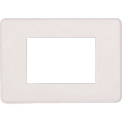 ETTROIT Moon Bianco Slim 3 Moduli Piastra - Placca Interruttore ETTROIT Moon Bianco Slim 3 Moduli Piastra - Placca Interruttore