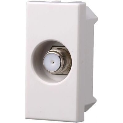 ETTROIT - Presa satellitare Bticino Axolute - Tipo F, Bianco ETTROIT - Presa satellitare Bticino Axolute - Tipo F, Bianco