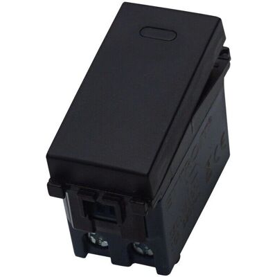 ETTROIT VA1001 Einpoliger Schalter - Drucktaster, 16A, Schwarz ETTROIT VA1001 Einpoliger Schalter - Drucktaster, 16A, Schwarz