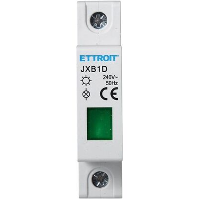 ETTROIT Grünes LED-Anzeige - 230V - 1 Modul DIN - Signalleuchte ETTROIT Grünes LED-Anzeige - 230V - 1 Modul DIN - Signalleuchte