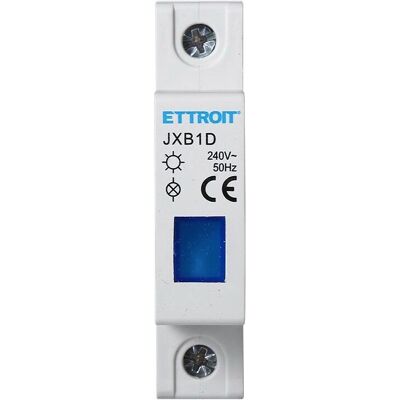 Indicateur LED Bleu JXB1D-19 - 230V - 1 Module DIN - Publicité Indicateur LED Bleu JXB1D-19 - 230V - 1 Module DIN - Publicité