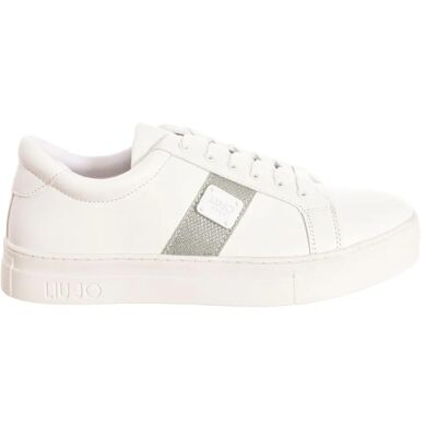 Liu Jo Alicia Witte Sneakers - Klassiek, Glitter, Maat 37 Liu Jo Alicia Witte Sneakers - Klassiek, Glitter, Maat 37