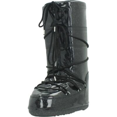 Moon Boot Czarnie Glitterowe Buty Zimowe dla Kobiet Moon Boot Czarnie Glitterowe Buty Zimowe dla Kobiet