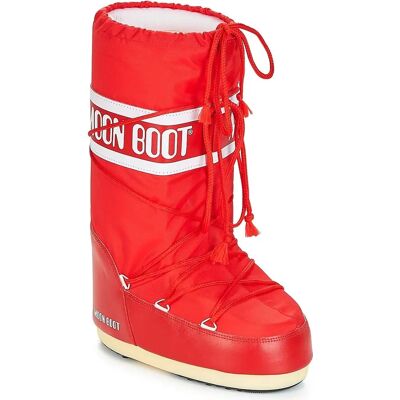 Moon Boot Moon Boot Icon Nylon Czerwony - Kozaki Moon Boot Moon Boot Icon Nylon Czerwony - Kozaki