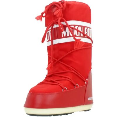 Moon Boot Moon Boot Icon Nylon Rødt - Gummistøvler Moon Boot Moon Boot Icon Nylon Rødt - Gummistøvler