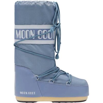Bottes de Neige Imperméables Moon Boot - Bleu - Type Hiver - Publicité Bottes de Neige Imperméables Moon Boot - Bleu - Type Hiver - Publicité