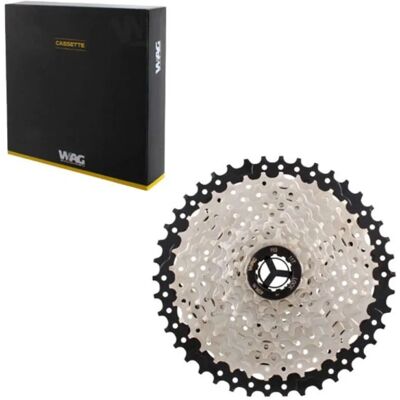 Cassetta WAG 10 velocità - Argento 11-46T Cassetta WAG 10 velocità - Argento 11-46T