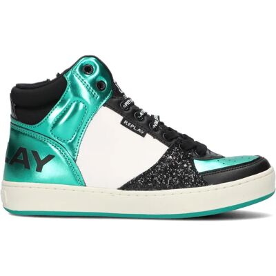Replay Jz190049s-04 Meisjes Sneakers - Groen - Maat: 36 Replay Jz190049s-04 Meisjes Sneakers - Groen - Maat: 36