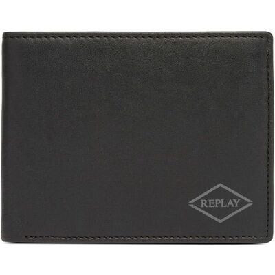 Replay Skórzany Portfel 14 cm - Wallet Replay Skórzany Portfel 14 cm - Wallet