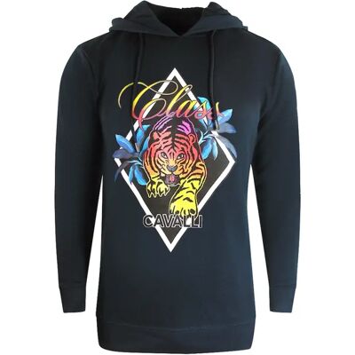 Cavalli Class Diamond Tiger Hoodie - Black/Size 38 Cavalli Class Diamond Tiger Hoodie - Black/Size 38