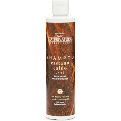 Shampoo tonificante Maternatura per riflessi castano caldo Shampoo tonificante Maternatura per riflessi castano caldo