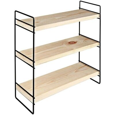 Webmarketpoint Modelo ASZ1571 - Estantería de 3 estantes Webmarketpoint Modelo ASZ1571 - Estantería de 3 estantes