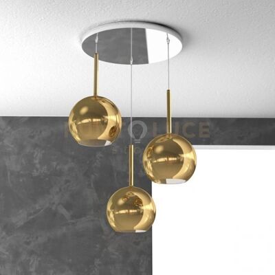 TOP LIGHT - Future - Oro - Cromo - Sospensione TOP LIGHT - Future - Oro - Cromo - Sospensione