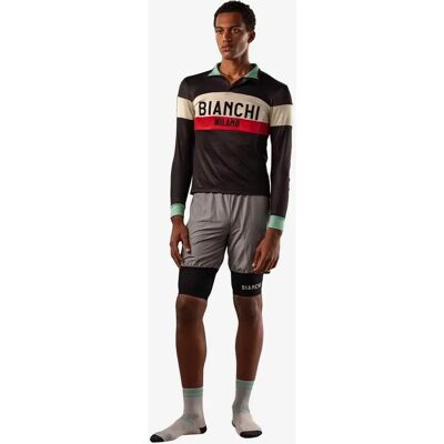 Maillot Bianchi Milano Lifestyle Gravel Thermo à manches longues - Maillot de cyclisme - Publicité Maillot Bianchi Milano Lifestyle Gravel Thermo à manches longues - Maillot de cyclisme - Publicité