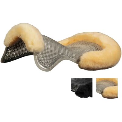 Acavallo Gelpad NS-S Classic-S - Sattelpad mit Schaffellrand Acavallo Gelpad NS-S Classic-S - Sattelpad mit Schaffellrand