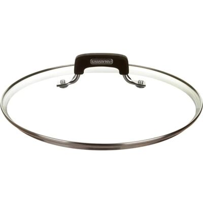 Kasanova - Couvercle 26 cm - Verre trempé - Sombre - Couvercle de cuisson Kasanova - Couvercle 26 cm - Verre trempé - Sombre - Couvercle de cuisson