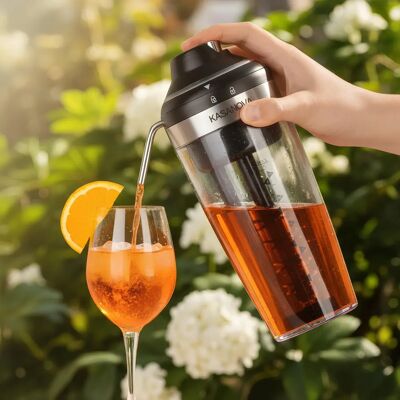 Kasanova Shaker cocktail elettrico 500 ml con pompa - Shaker Kasanova Shaker cocktail elettrico 500 ml con pompa - Shaker