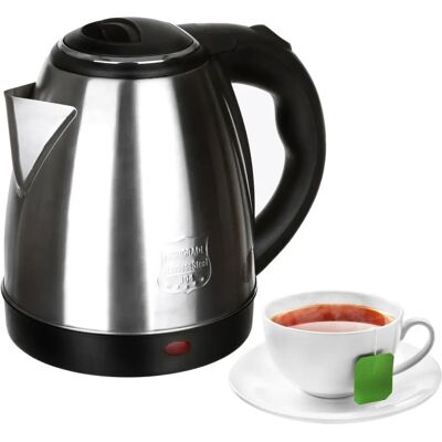 Bouilloire électrique Kasanova - 1,5L - Acier inoxydable Bouilloire électrique Kasanova - 1,5L - Acier inoxydable