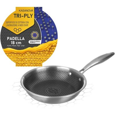 Kasanova 18 cm Tri-Schicht Pfanne Kasanova 18 cm Tri-Schicht Pfanne