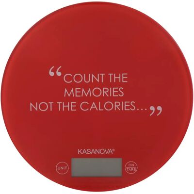 Kasanova Báscula de Cocina Digital Roja - Báscula de Cocina Kasanova Báscula de Cocina Digital Roja - Báscula de Cocina