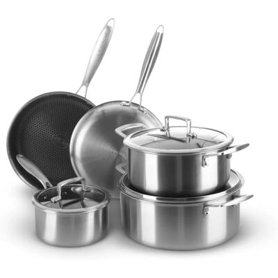 Altri Marque Ensemble de Casseroles Tri-Ply Altri Marque Ensemble de Casseroles Tri-Ply