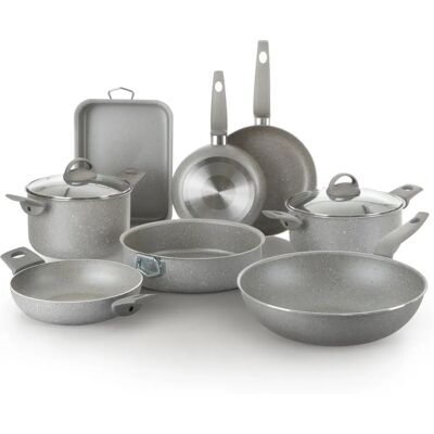 Altri Brand Ensemble de Casseroles avec Plat à Tarte - Set Cuisine 10 Pièces Altri Brand Ensemble de Casseroles avec Plat à Tarte - Set Cuisine 10 Pièces