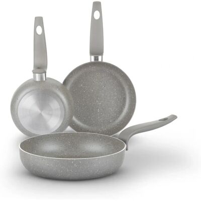 Altri Brand Ensemble 3 Poêles Antiadhésives - Set de Cuisine Altri Brand Ensemble 3 Poêles Antiadhésives - Set de Cuisine